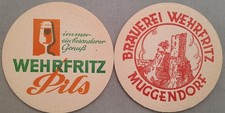 alter Bierdeckel Wehrfritz MUGGENDORF (1)