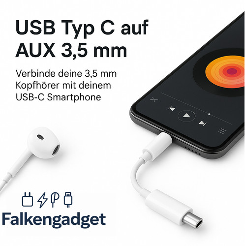 Usb auf aux 5mm - usb, c
