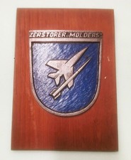 Schiffswappen...Zerstörer  Mölders...auf Holzplatte