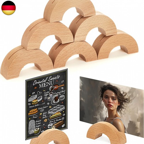 Kartenhalter holz stück - holz, 6