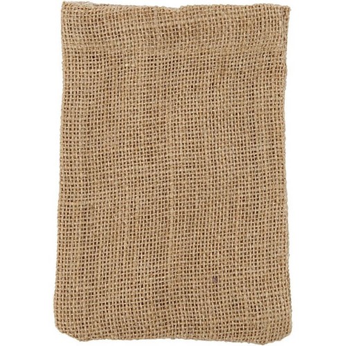 Stoffbeutel braun 15x20cm - stoffbeutel,, braun,
