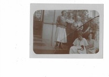 Foto AK 82 Frauen auf Treppe 13. September 1924 Markneukirchen
