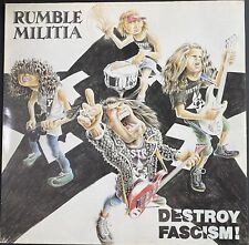 Rumble Militia – Destroy Fascism Trash Vinyl LP Schallplatte Album Vintage 1991