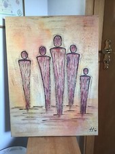 ACRYL GEMÄLDE - SIGNIERT - DATIERT