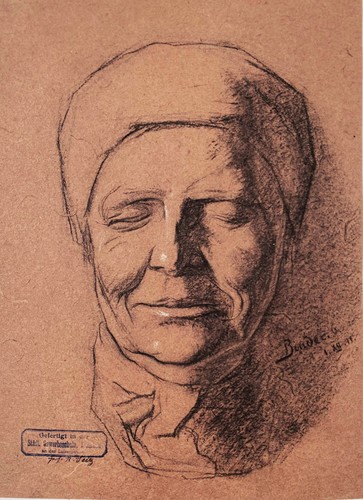 Frau kopftuch portrait - frau, oskar