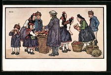 Künstler otto ubbelohde - künstler-ak,