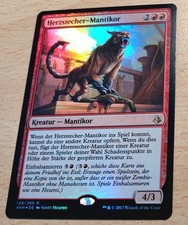 MTG Magic: FOIL Herzstecher-Mantikor/ Heart-Piercer Manticore, DEUTSCH, FOIL 