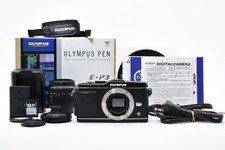 Olympus PEN E-P3 12.3MP Digitalkamera - Schwarz mit 14-42mm 3.5-5.6 II R...
