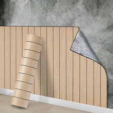 Selbstklebende 3D Tapeten Wandpaneele Holzoptik Tür Folie 60cmx30cm 40cmx30cm