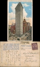 Manhattan-New York City FLATIRON BUILDING, BROADWAY AND FIFTH AVENUE 1920