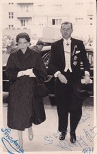 Friedrich Ferdinand Prinz zu Schleswig-Holstein + Anastasia - 2 x orig. signiert