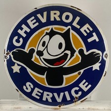 Chevrolet Emailschild - Ø