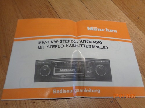 Bedienungsanleitung autoradio - bedienungsanleitung,