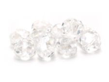 10 Glasschliffperlen in