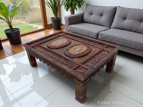 135x95 massiv holz afghan - holz,