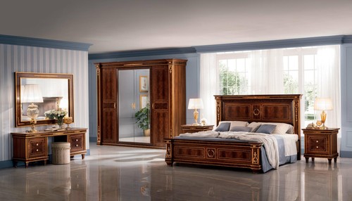 Klassisches designer holz bett - designer,