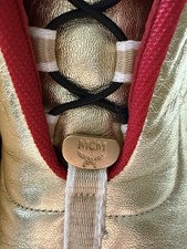 MCM Sneaker Damen Gr. EU 39 Gold/Rot