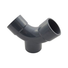 Pvc bogen 3fach - y-bogen, klebemuffe