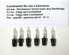 6  Ersatzlampen  für eine