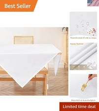 Tischdecke Abwaschbar, Weiß