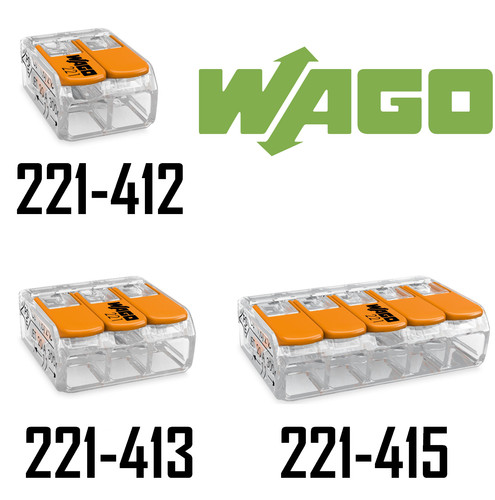 Wago klemmen 221 set - klemmen,