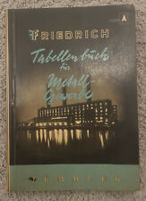 Tabellenbuch für Metall-Gewerbe von 1958 Ausgabe A