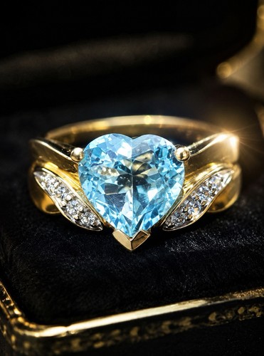 585 gelbgold ring - 585,