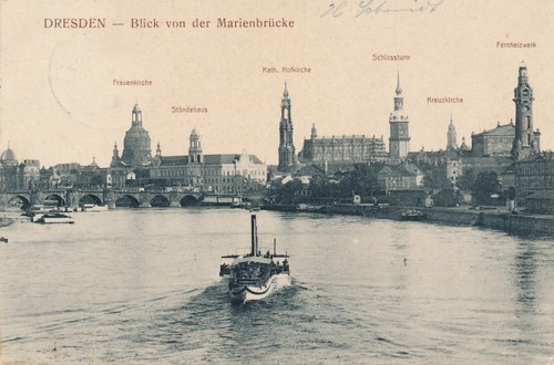 Dresden blick von der - blick,