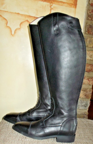 Hobo leder stiefel - leder, stiefel,