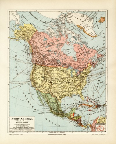 Nord amerika politische - nord,