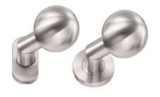 Edelstahl Knopf Kugelform