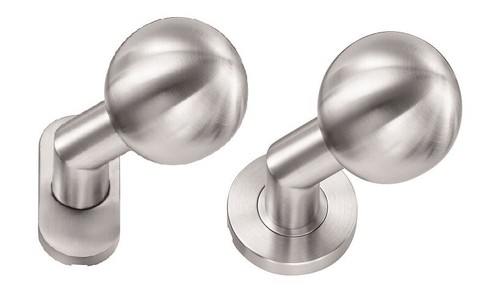 Edelstahl knopf kugelform - edelstahl,
