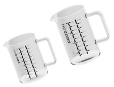MESSBECHER aus Glas *SKALA