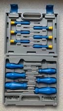 TopCraft Schraubendreherset, 12-teilig mit 13 Aufsätzen und Koffer