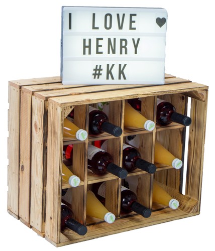 Flaschenregal henry 12er - flaschenregal,