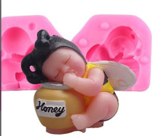 Baby Honigbiene Silikonkuchenform, gebraucht 