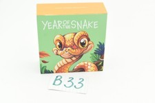 Top Münze Tuvalu 50 Cents 2025 Jahr der Schlange + Box/BPZ  PP Silber 0,5 oz B33