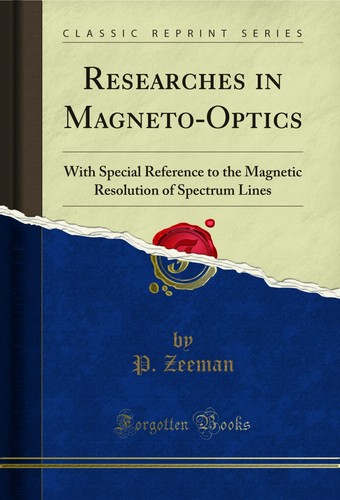 Researches magneto optics - in, magneto-optics