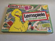 Sesamstrasse Lernspiele Im Straßen-Verkehr Brettspiel Schmidt 1986 UNVOLLSTÄNDIG