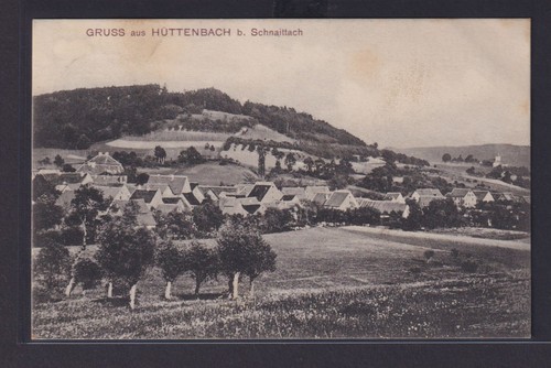 Ansichtskarte hüttenbach - ansichtskarte,