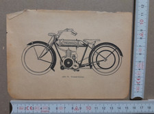 Alte originale Abbildungen, Buchseiten Motorrad Triumph-Knirps vor 1945
