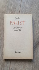 Reclam Nr. 1/1a: Goethe - Faust. Der Tragödie erster Teil