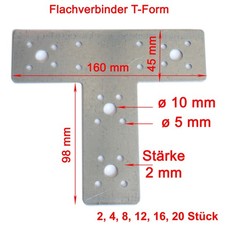 T Flachverbinder T-Form