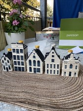 Bols Blue Delft Amsterdam KLM Airlines House#7,47,49,77,86 Konvolut