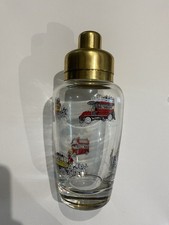 Cocktail Shaker aus Glas, 60er Jahre, Oldtimer 
