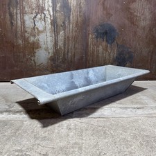 Alte Zinkwanne rechteckig