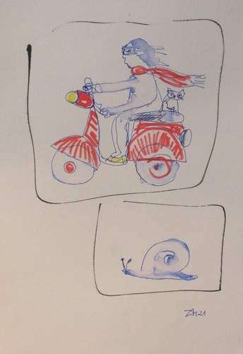 Vespa roller schnecke - roller,