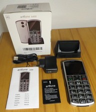 Artfone 400 Seniorenhandy Silber (neuwertig) mit Großtasten - ohne Simlock
