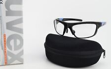 UVEX Brille 1/3 Sphere Optic PC Smoke Clear Variomatic Black Blue Wrap Sport