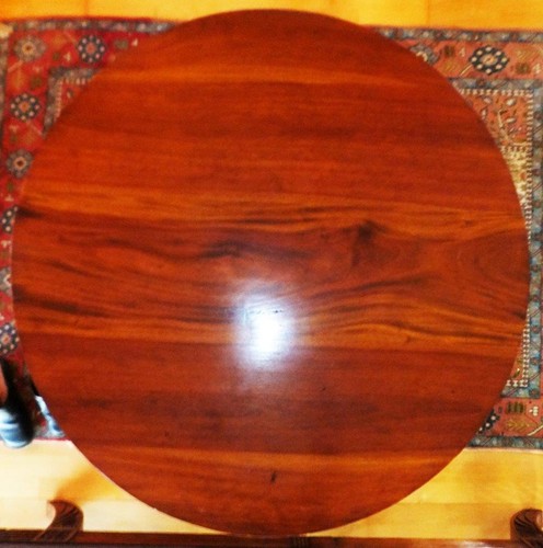 Edelholz rund tisch - edelholz,